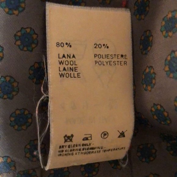 Les Copains double-breasted trapeze coat w mandarin collar in brown wool blend - Picture 14 of 16